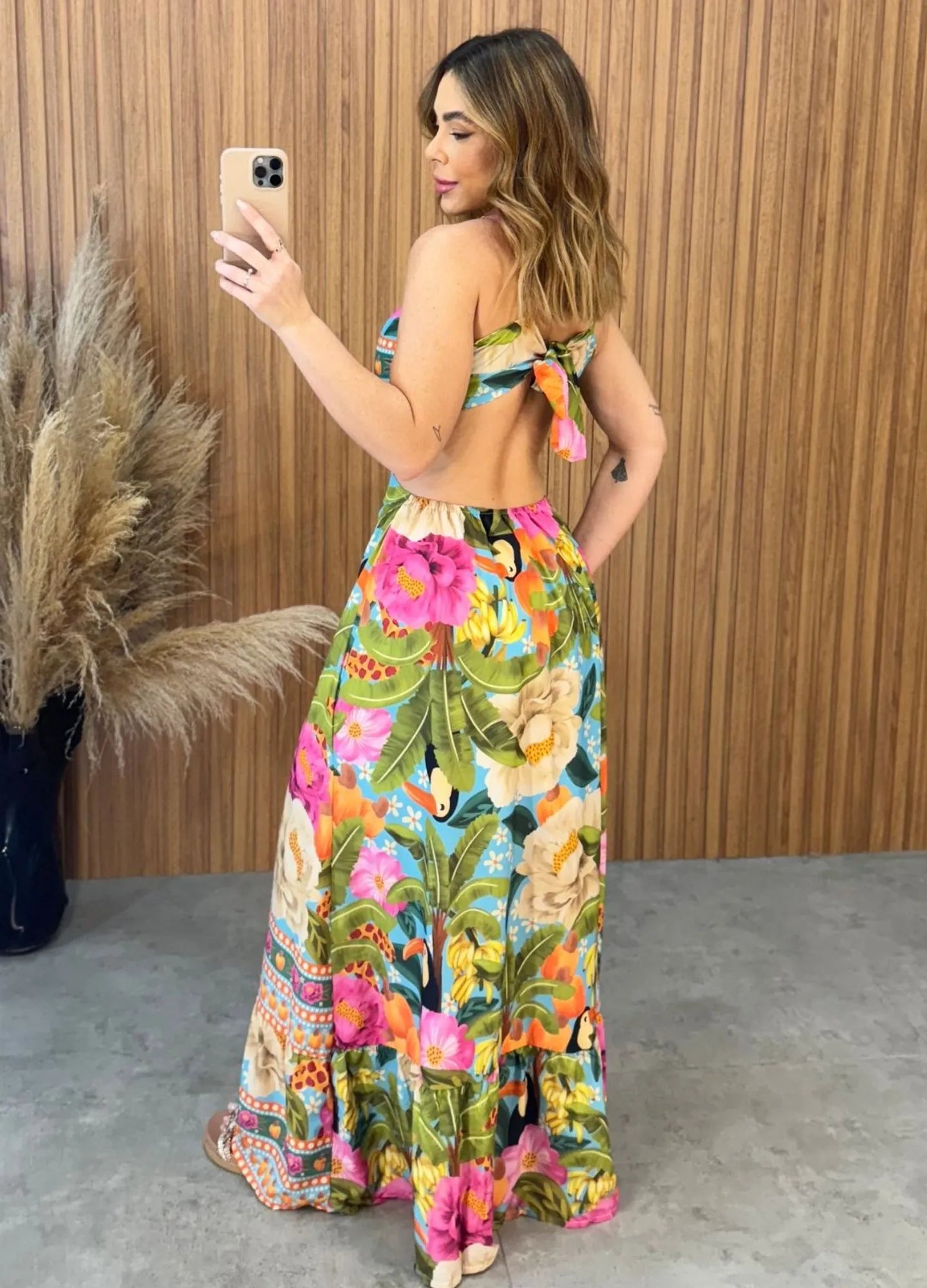 Vestido Tropical Estampado
