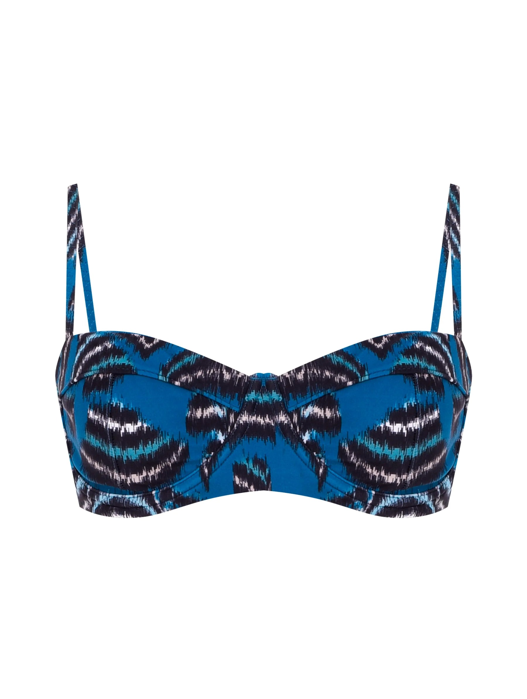 Top Meia Taça Estampado La Mer