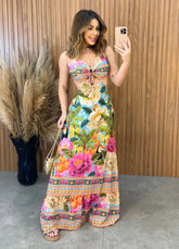 Vestido Tropical Estampado