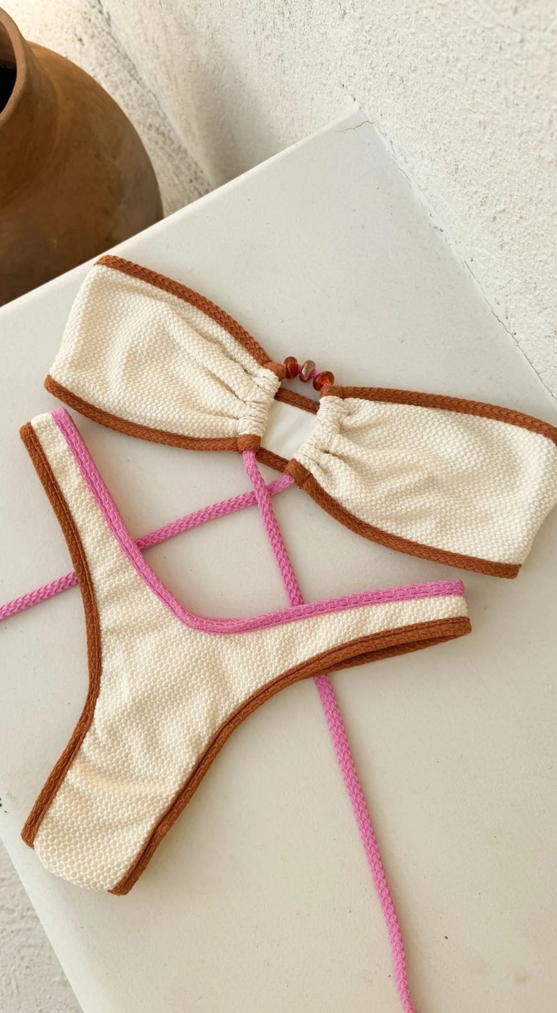 Conjunto de Biquini - Pérola Rosê