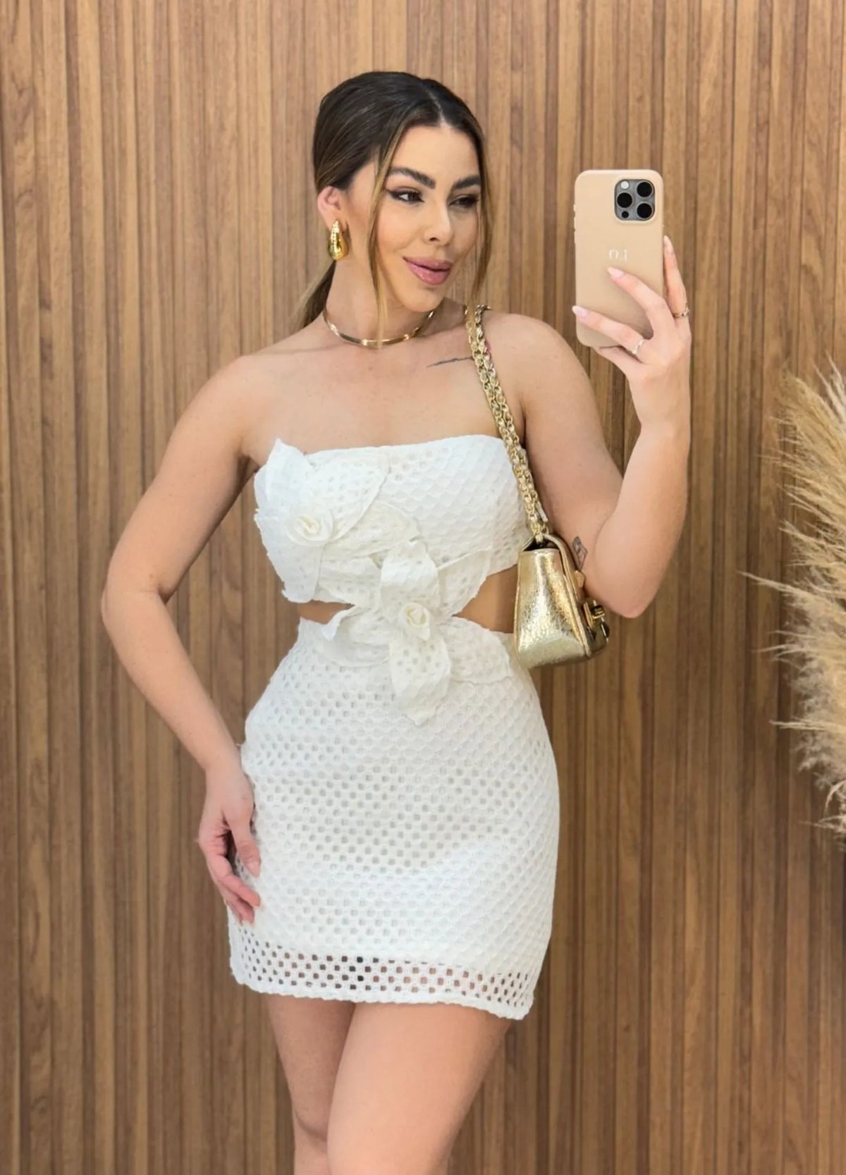 Vestido Tricot Flower