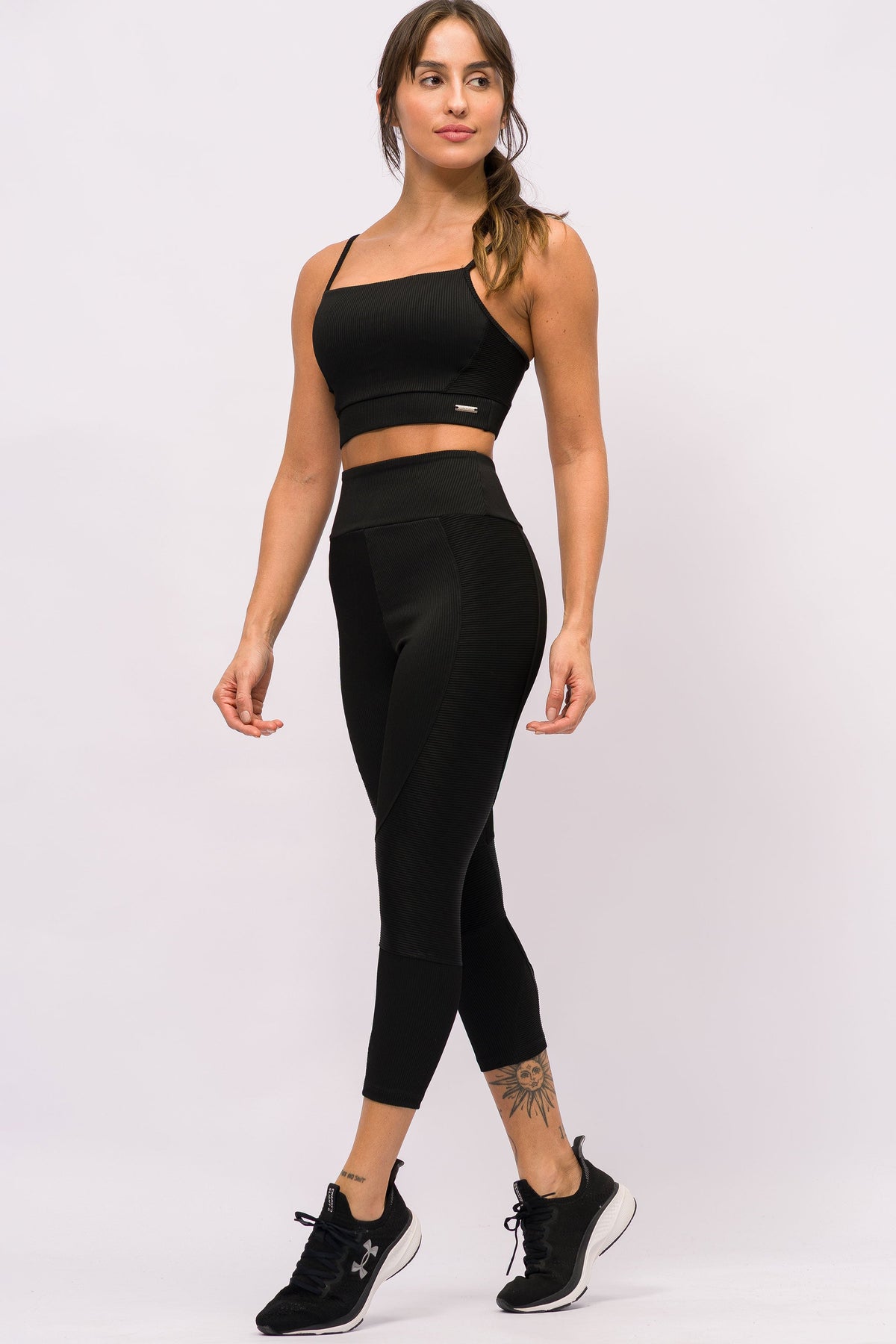 Conjunto Corsário Canelado Preto
