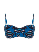 Top Meia Taça Estampado La Mer