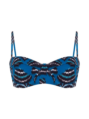 Top Meia Taça Estampado La Mer
