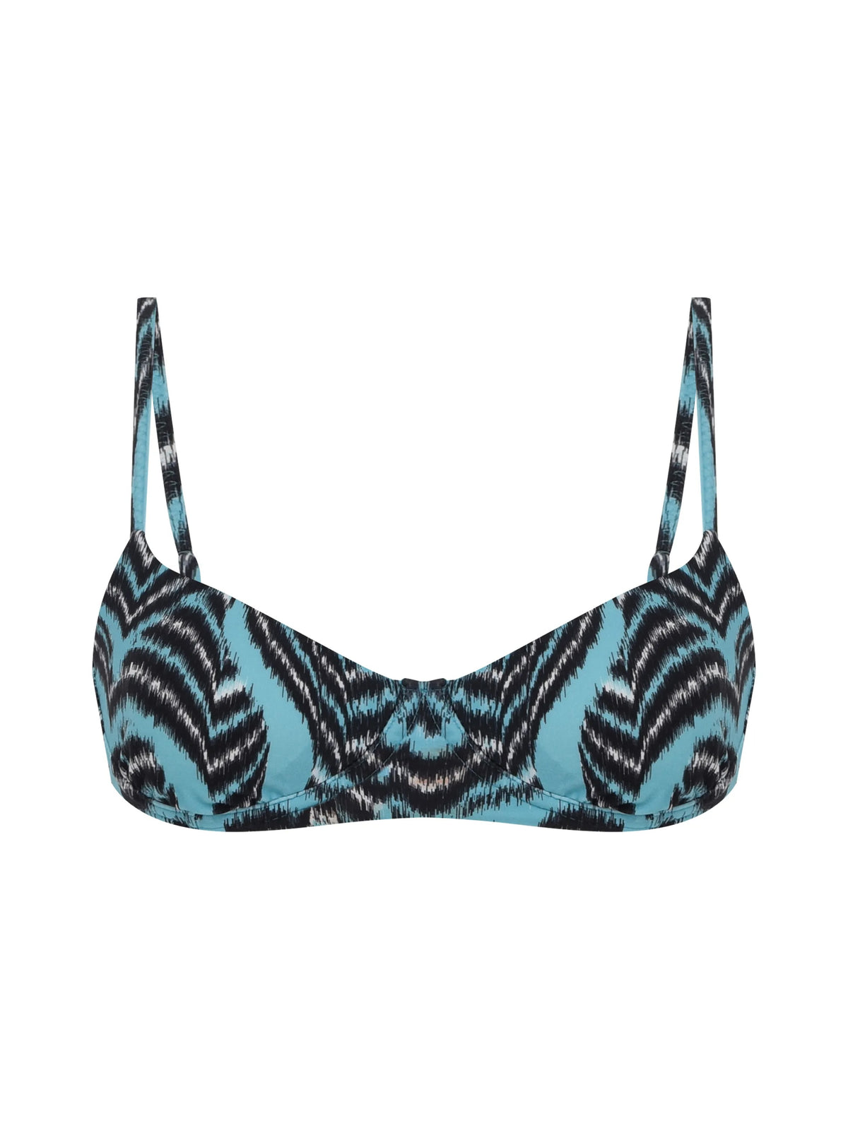 Top Meia Taça Estampado La Mer