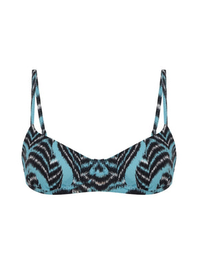 Top Meia Taça Estampado La Mer