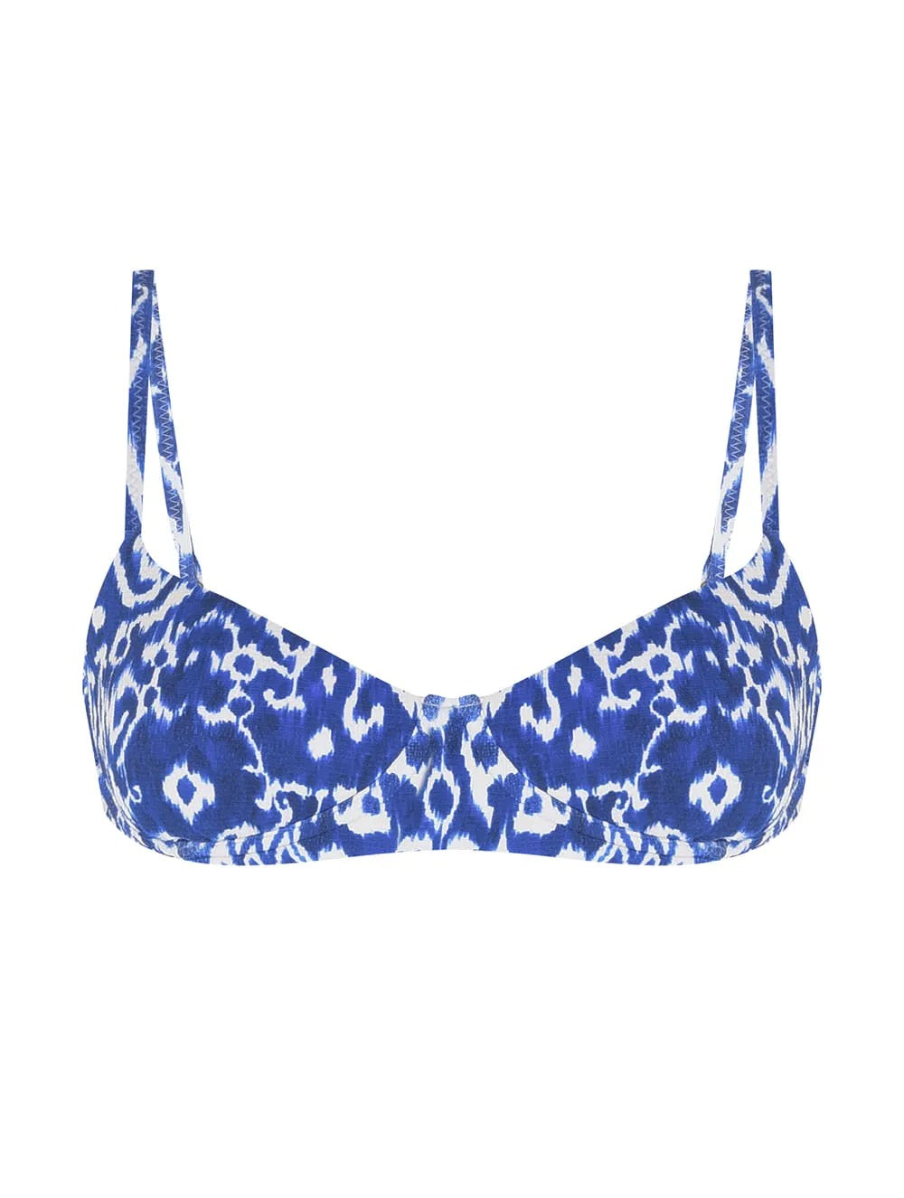 Top Meia Taça Estampado Ocean