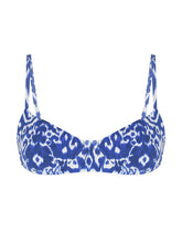 Top Meia Taça Estampado Ocean