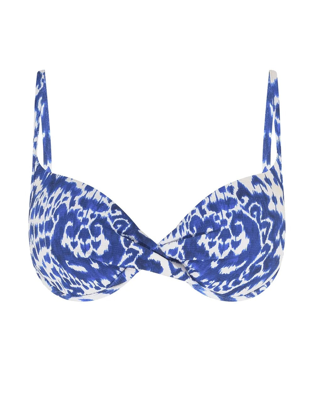 Top Meia Taça Estampado Ocean