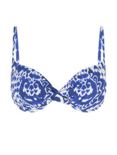 Top Meia Taça Estampado Ocean