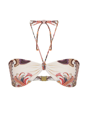 Top Frente Única Estampado Capri