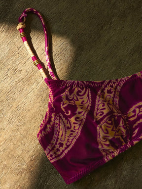 Top Faixa Estampado Provence
