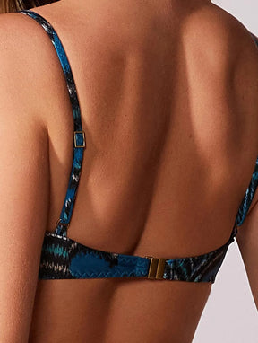 Top Meia Taça Estampado La Mer