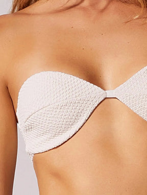 Top Bandeau com Textura Noir