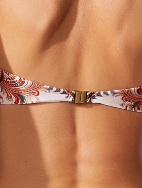 Top Frente Única Estampado Capri