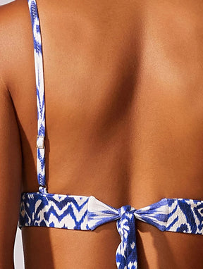 Top Triângulo Estampado Ocean